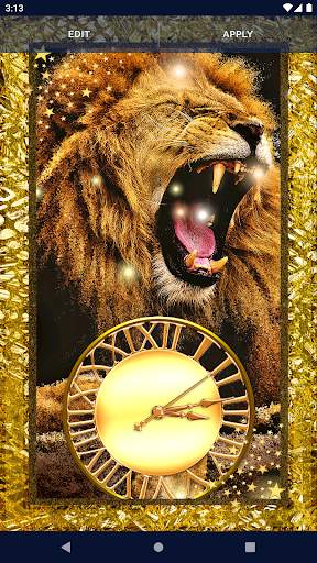 Brave Lion Live Wallpaper 3 تصوير الشاشة