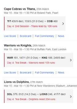 cricket score screenshot 2