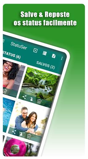 Salvar status do WhatsApp & WA Business - StatuSer screenshot 2