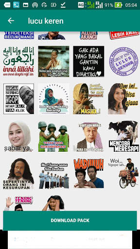 Stiker WA Lucu Untuk Whatsapp WAstickerApps screenshot 4
