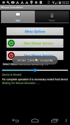 Mouse Demo Simulation Bluetooth screenshot 2