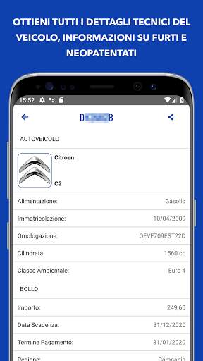 iTarga Calcolo Bollo RCA Furto screenshot 8