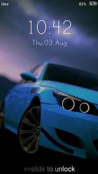 Racing Car Lock Screen screenshot 1