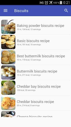 Biscuits recipes with photo offline screenshot 1