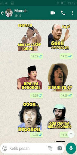 Stiker WA Lucu Kocak Keren screenshot 5