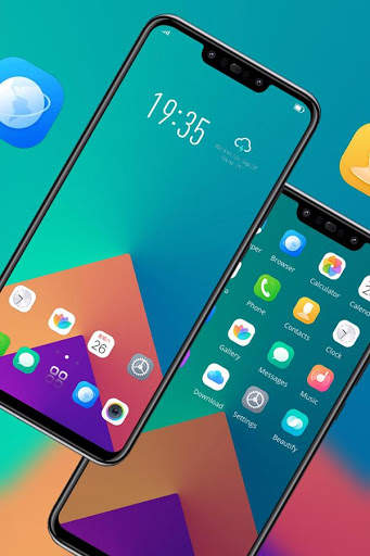 Abstract theme flat design screenshot 2