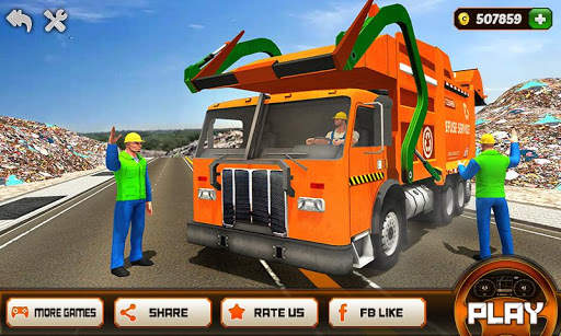 Garbage Truck Driving Simulator 2020 screenshot 1