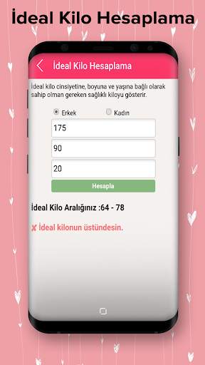 Diyet Listesi ile Zayıflama screenshot 3