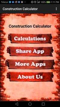 Construction Calculator screenshot 4