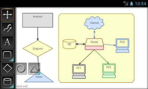 Dianoid Lite (Diagram Editor) screenshot 2