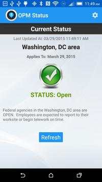 OPM Status screenshot 1