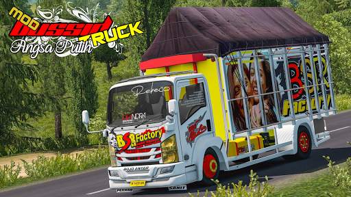 Mod Bussid Truck Angsa Putih screenshot 1