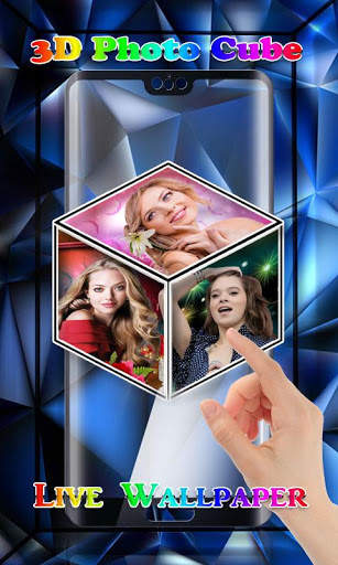 3D Photo Cube Live Wallpaper screenshot 3