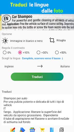 Traduzione - Traduci con la fotocamera screenshot 3