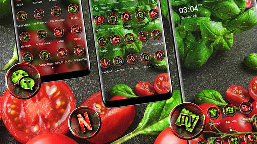 Fresh Tomato Launcher Theme screenshot 4