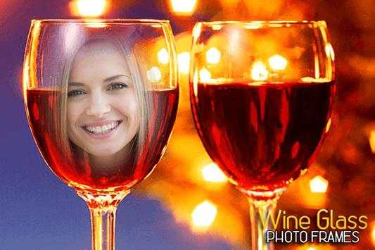 Wine Glass Photo Frames Editor 1 تصوير الشاشة