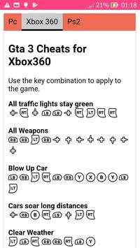 Gta Cheats screenshot 2