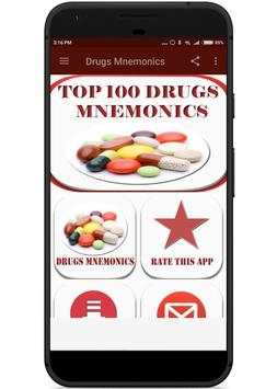 Top 100 Pharmacology Mnemonics 2 تصوير الشاشة