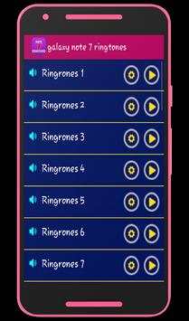 Best Galaxy NOTE 7 Ringtones screenshot 1