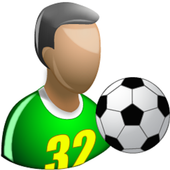 soccer man icon