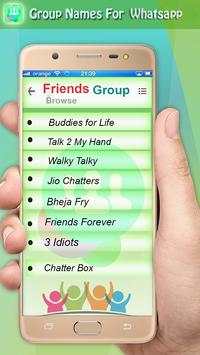 Group Names For Whatsapp – Chat Group Names screenshot 2