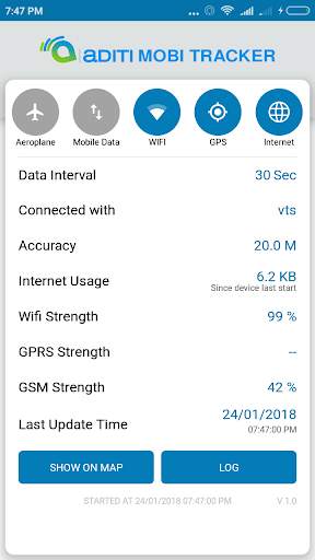 Aditi Mobi Tracker screenshot 2