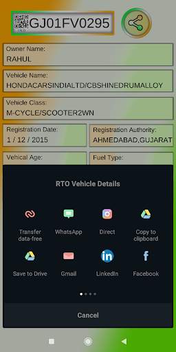 RTO Vehicle Owner Details 2021 screenshot 4
