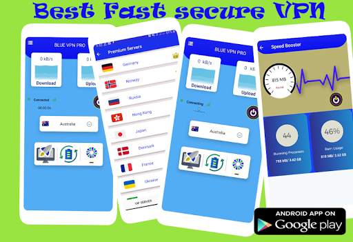 BLUE VPN PRO - Free Proxy & Secure VPN Service screenshot 5