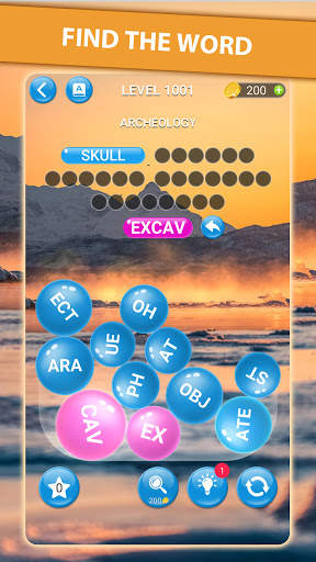 Word Serene Bubbles screenshot 4