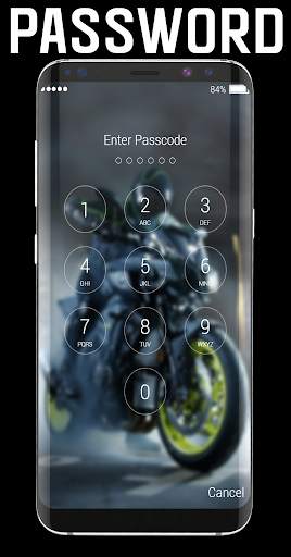 Motorcycle Lock Screen screenshot 1