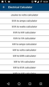 Electrical Calculator Pro screenshot 2