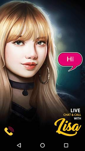 Lisa Black Pink Messenger - Prank screenshot 1