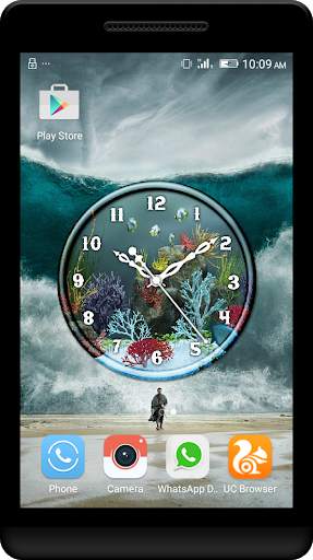 Aquarium Clock Live Wallpaper screenshot 4