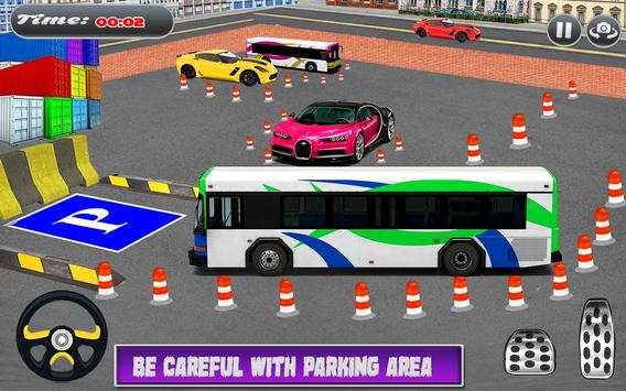 City Coach Bus Simulator Parking Drive screenshot 4