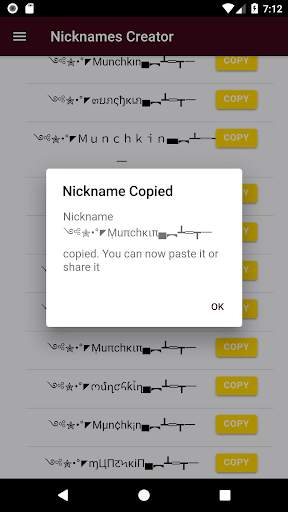 Nickname maker for free Fir3 screenshot 8