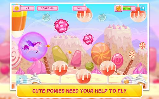 Pony in Candy World - Adventure Arcade Game screenshot 12