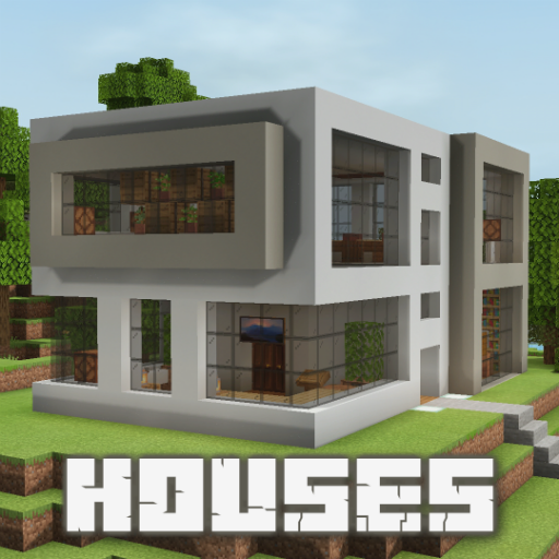 Maps Modern Mansions &amp; Houses for MCPE icon