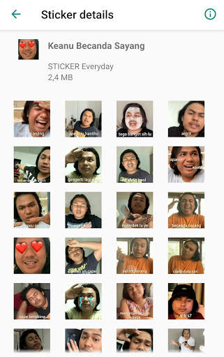 Funny Sticker Keanu Agl - WAStickerApps screenshot 5