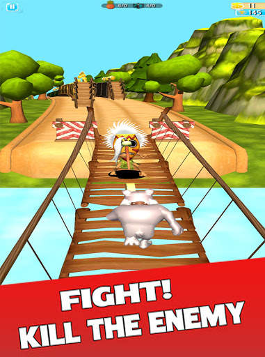 Tom and Mouse Rush Jungle Game Fast Subway Zoo Run screenshot 6