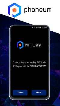 Phoneum Wallet - PHT and ETH Crypto Wallet скриншот 1