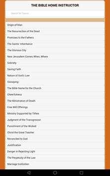 Bible Home Instructor screenshot 1