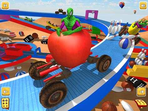 Superhero Apple Car Racing Games Android (Beta) screenshot 9