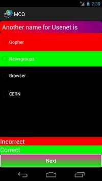 Computer Networks MCQ screenshot 8