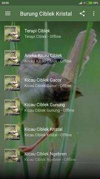 Suara Burung Ciblek Kristal Gacor screenshot 1
