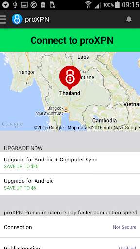 proXPN VPN screenshot 1