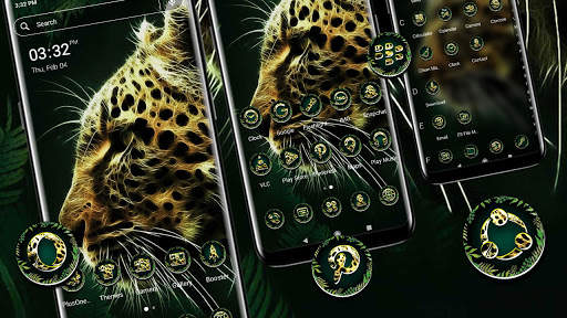 Fractal Leopard Launcher Theme screenshot 3