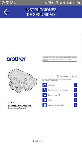 Brother GT/ISM Support App screenshot 4