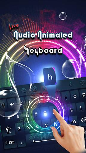 Audio Animated Keyboard Theme screenshot 4