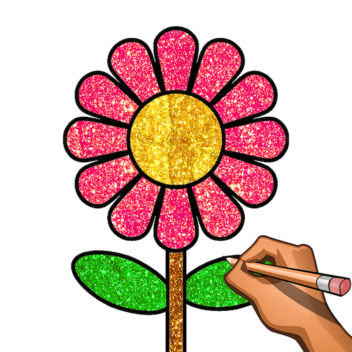 Learn to Draw , Glitter &amp; Color: Draw Step by Step icon