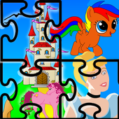 Pony Jigsaw Princess Puzzle icon